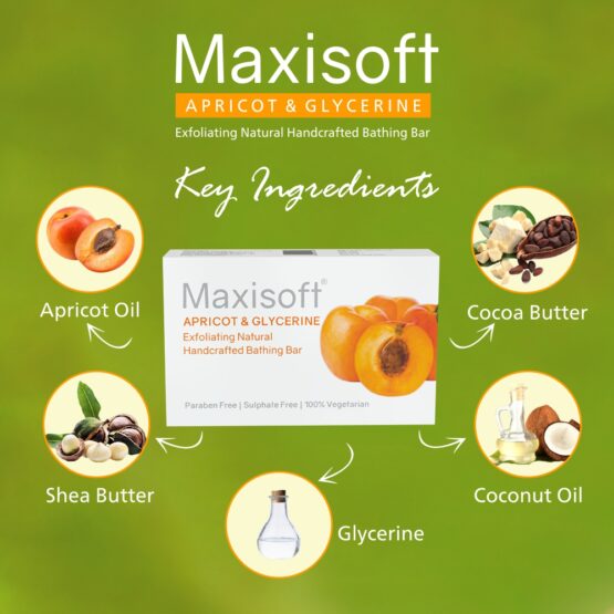 Maxisoft Apricot & Glycerine Exfoliating Bathing Bar Listing 04
