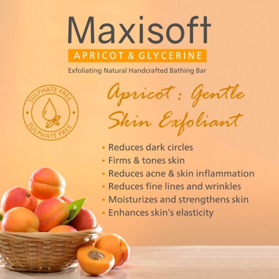 Maxisoft Apricot & Glycerine Exfoliating Bathing Bar Listing 05