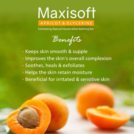 Maxisoft Apricot & Glycerine Exfoliating Bathing Bar Listing 06