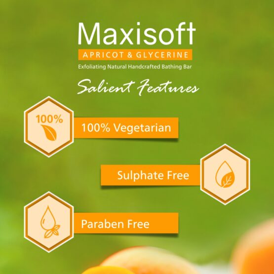 Maxisoft Apricot & Glycerine Exfoliating Bathing Bar Listing 07
