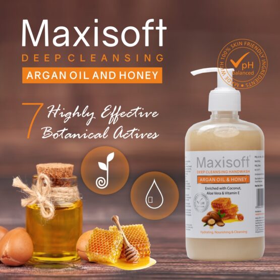Maxisoft Argan Oil & Honey Hand Wash 500 ml 03 - Copy