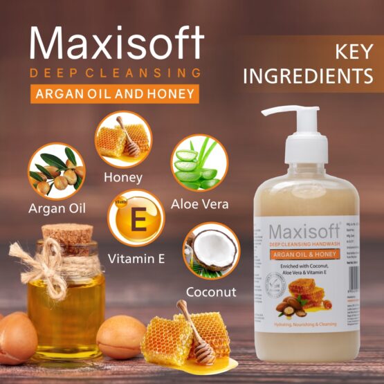 Maxisoft Argan Oil & Honey Hand Wash 500 ml 04