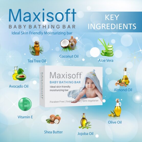 Maxisoft Baby Bathing Bar 75 gm 04