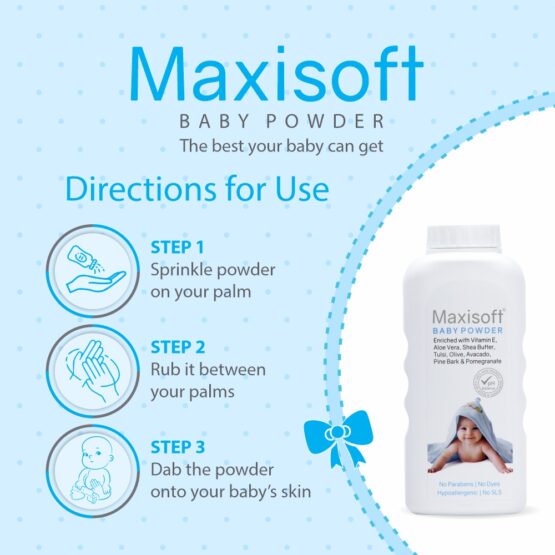 Maxisoft Baby Powder Listing 100 gm 07