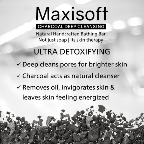 Maxisoft Charcoal Deep Cleansing Bathing Bar 05