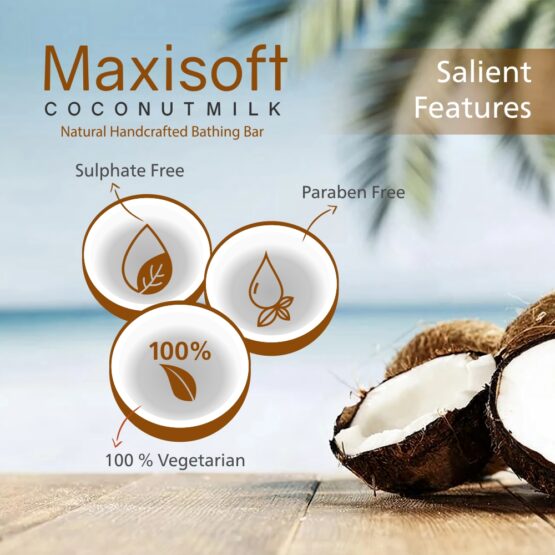 Maxisoft Coconut Milk Bathing Bar 75 gm 07