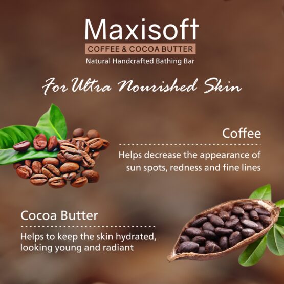Maxisoft Coffee & Cocoa Butter Bathing Bar Listing 05