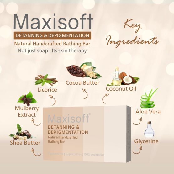 Maxisoft Detanning & Depigmentation Bathing Bar Listing 04
