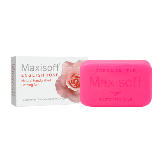 Maxisoft English Rose Bathing Bar 75 gm