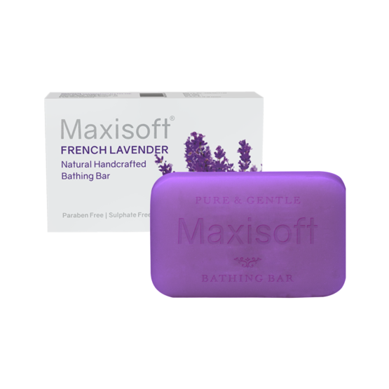 Maxisoft French Lavender Bathing Bar 75 gm