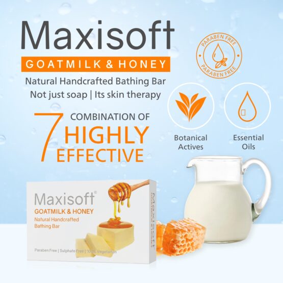 Maxisoft Goatmilk & Honey Bathing Bar 75 gm 03