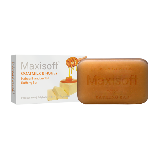 Maxisoft Goatmilk & Honey Bathing Bar 75 gm