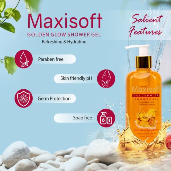 Maxisoft Golden Glow Refreshing & Hydrating Shower Gel Listing 06