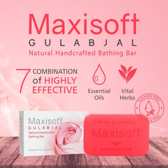 Maxisoft Gulabjal Bathing Bar 75 gm 03