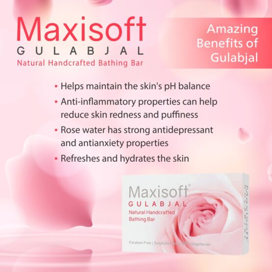 Maxisoft Gulabjal Bathing Bar 75 gm 05