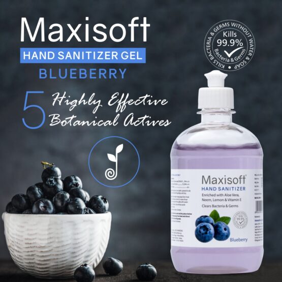 Maxisoft Hand Sanitizer (Gel) Blueberry 500 ml Listing 03