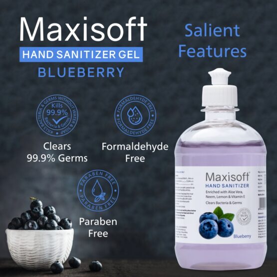 Maxisoft Hand Sanitizer (Gel) Blueberry 500 ml Listing 07