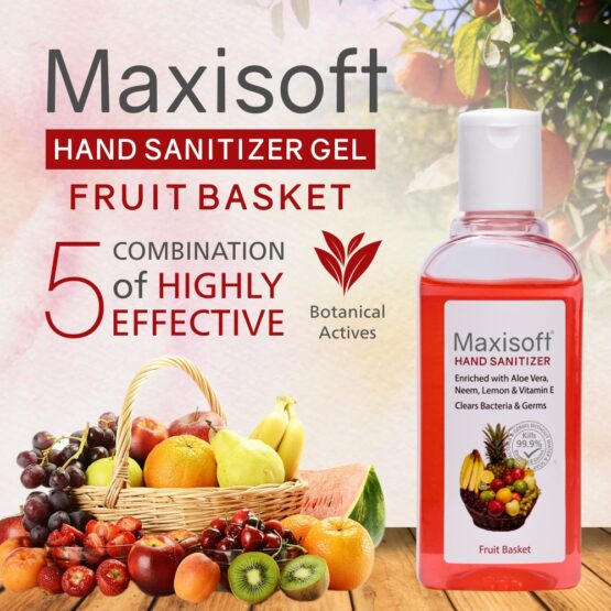 Maxisoft Hand Sanitizer Gel Fruit Basket 100ml 03