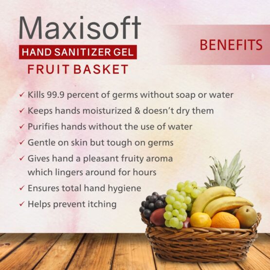 Maxisoft Hand Sanitizer Gel Fruit Basket 100ml 06