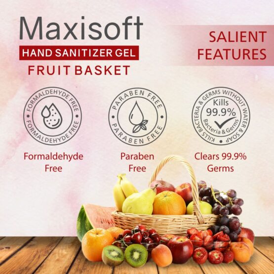 Maxisoft Hand Sanitizer Gel Fruit Basket 100ml 07