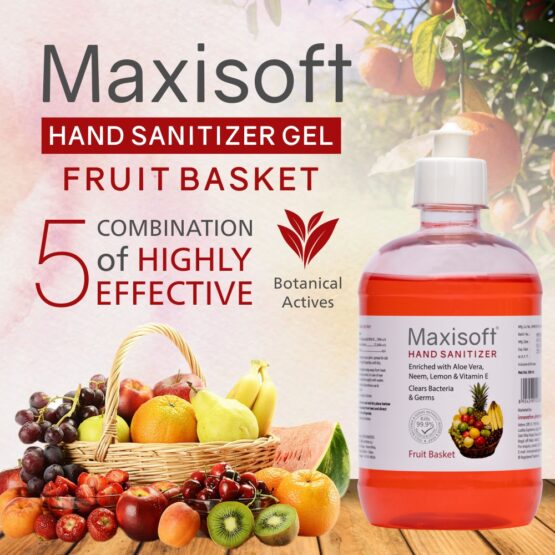 Maxisoft Hand Sanitizer Gel Fruit Basket 500ml 03