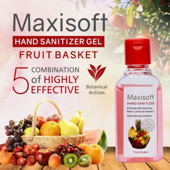 Maxisoft Hand Sanitizer Gel Fruit Basket 60ml 03