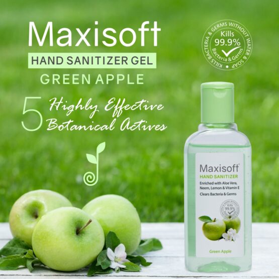 Maxisoft Hand Sanitizer (Gel) Green Apple 100 ml 03