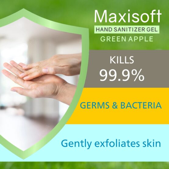 Maxisoft Hand Sanitizer (Gel) Green Apple 100 ml 05