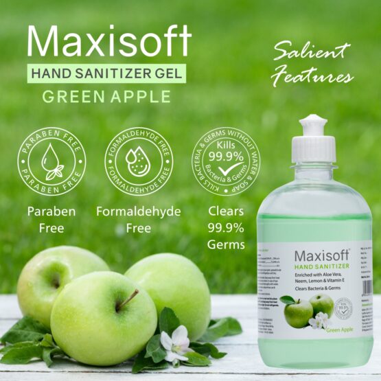 Maxisoft Hand Sanitizer (Gel) Green Apple 500 ml 07