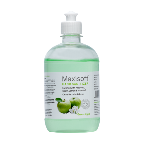 Maxisoft Hand Sanitizer (Gel) Green Apple 500 ml