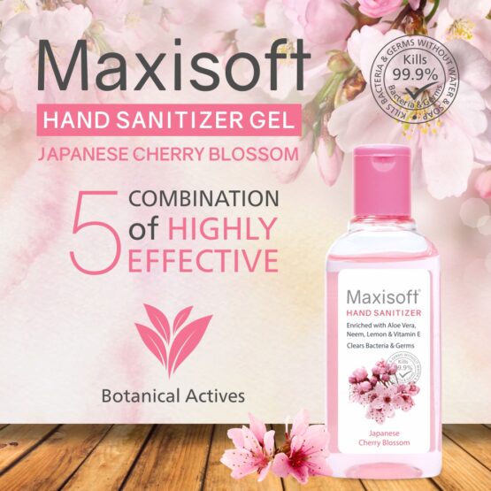 Maxisoft Hand Sanitizer (Gel) Japanese Cherry Blossom 100 ml 03