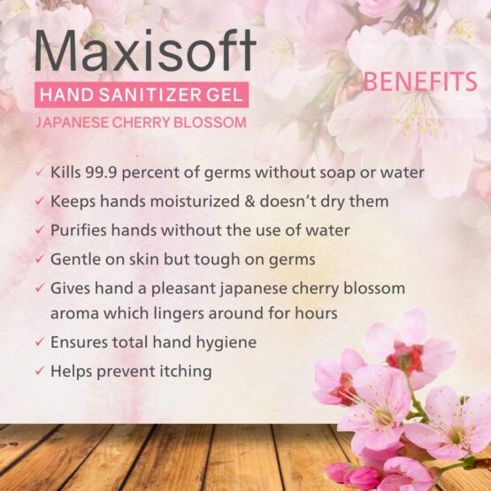 Maxisoft Hand Sanitizer (Gel) Japanese Cherry Blossom 100 ml 06