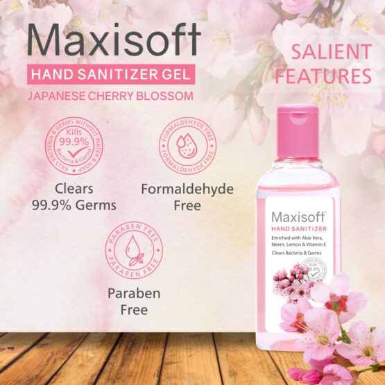 Maxisoft Hand Sanitizer (Gel) Japanese Cherry Blossom 100 ml 07