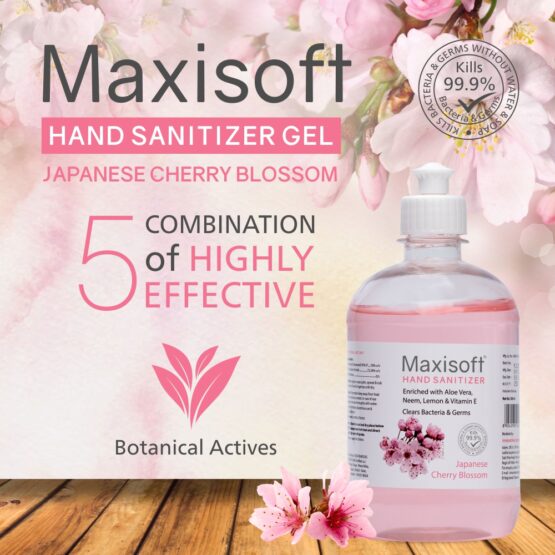 Maxisoft Hand Sanitizer (Gel) Japanese Cherry Blossom 500 ml 03