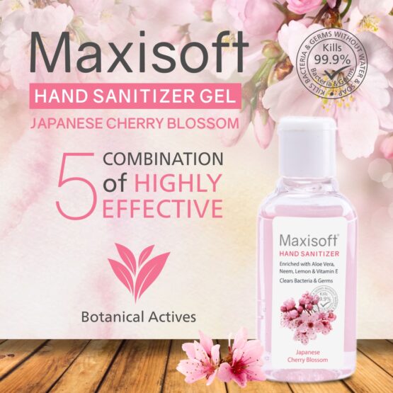 Maxisoft Hand Sanitizer (Gel) Japanese Cherry Blossom 60 ml 03