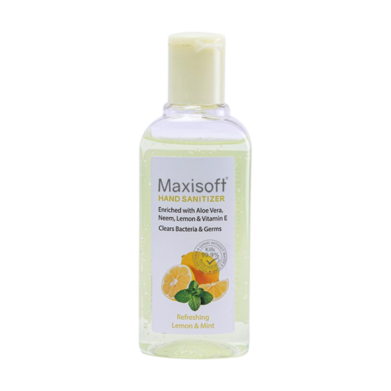Maxisoft Hand Sanitizer (Gel) Refreshing Lemon & Mint 100 ml Listing