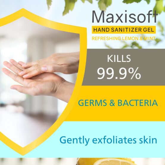 Maxisoft Hand Sanitizer (Gel) Refreshing Lemon & Mint 500 ml Listing 05