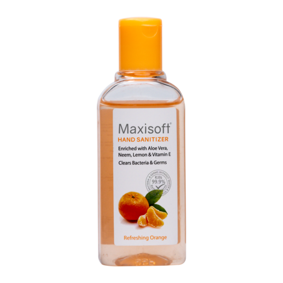 Maxisoft Hand Sanitizer (Gel) Refreshing Orange 100 ml Listing