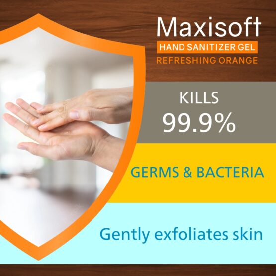 Maxisoft Hand Sanitizer (Gel) Refreshing Orange 500 ml Listing 05