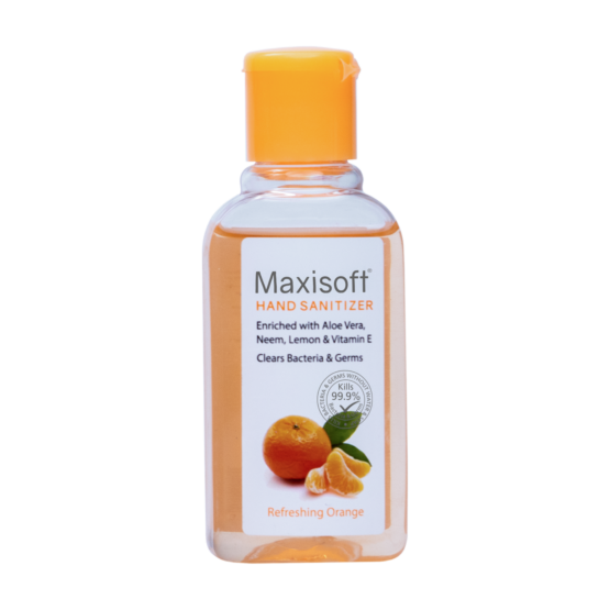 Maxisoft Hand Sanitizer (Gel) Refreshing Orange 60 ml Listing