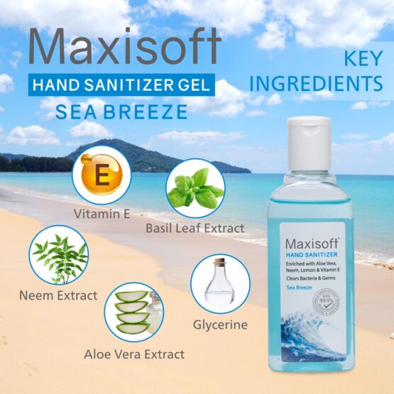 Maxisoft Hand Sanitizer (Gel) Sea Breeze 100 ml 04