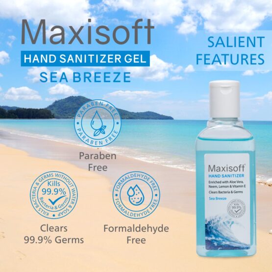 Maxisoft Hand Sanitizer (Gel) Sea Breeze 100 ml 07