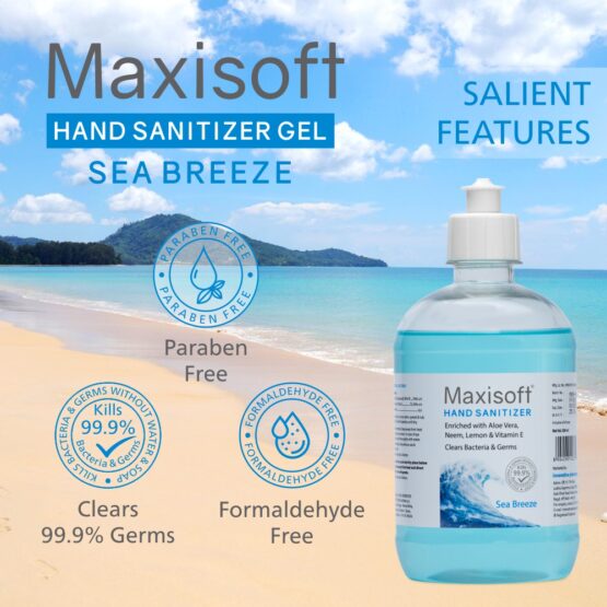 Maxisoft Hand Sanitizer (Gel) Sea Breeze 500 ml 07