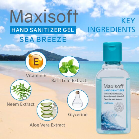 Maxisoft Hand Sanitizer (Gel) Sea Breeze 60 ml 04