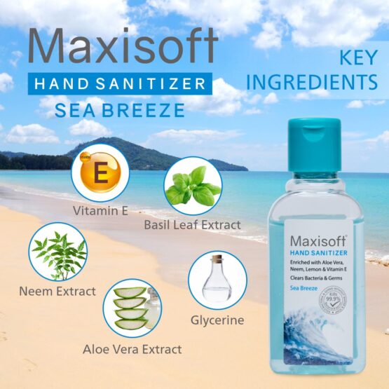 Maxisoft Hand Sanitizer Sea Breeze 60 ml-5