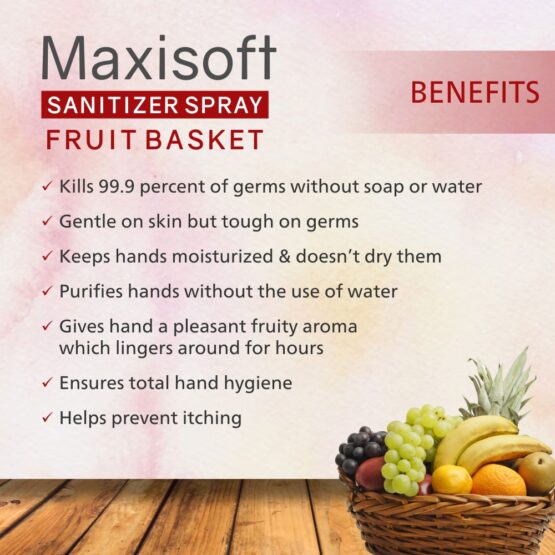 Maxisoft Hand Sanitizer Spary Fruit Basket 500 ml 06