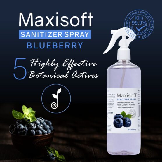 Maxisoft Hand Sanitizer (Spray) Blueberry 500 ml Listing New 03