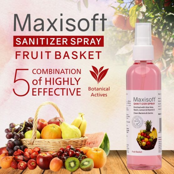 Maxisoft Hand Sanitizer Spray Fruit Basket 120ml 03