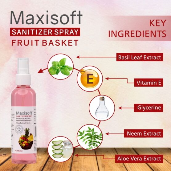 Maxisoft Hand Sanitizer Spray Fruit Basket 120ml 04