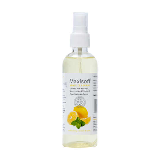 Maxisoft Hand Sanitizer (Spray) Refreshing Lemon & Mint 120 ml Listing